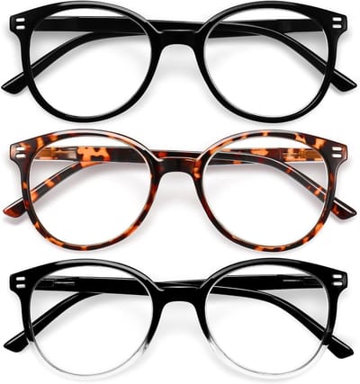 Leesbril - Lezers - Kleintjes Lezen - Anti Blauw Licht - 1.5 Sterkte - Zwart Tortoise