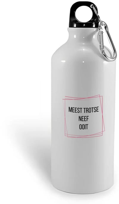 Hacebo® - meest trotse neef ooit waterfles - Neef - trotse neef - verjaardagscadeau - verjaardag - cadeau - cadeautje voor neef - neef artikelen - kado - geschenk - gift - water fles - 400ML