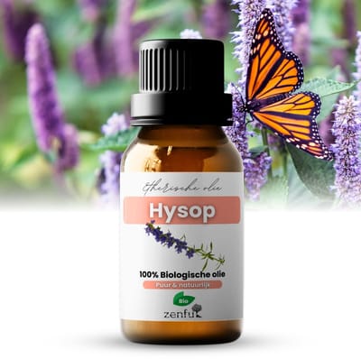 Hysop Etherische Olie - 100% Puur - Biologisch - Natuurlijk - Vegan - Aromatherapie - 10ml