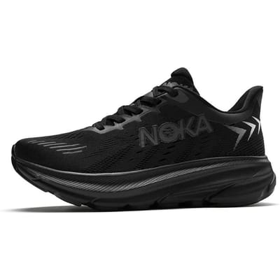 Marathon hardloopschoenen van hoge kwaliteit voor heren, ademend, lichtgewicht, comfortabel, antislip, casual, outdoor trainingssneakers 40 black