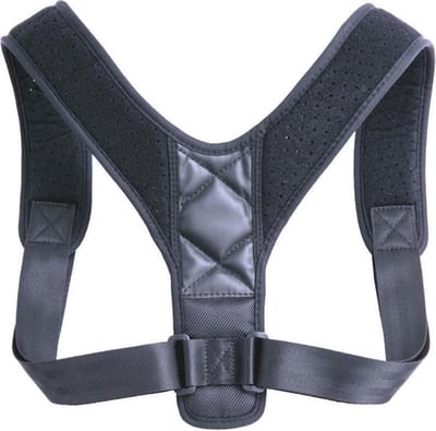 *** Posture Houding Corrector S - Rugbrace - Houdingscorrector - Verstelbare Rug Brace – Corrigerende Rugbrace – Schouderbrace – Rugsteun – Rugcorrectie – Rugcorrector Small - van Heble® ***
