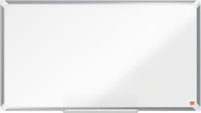 Nobo Premium Plus Widescreen Magnetisch Whiteboard Staal - Met Pennengoot - Inclusief Whiteboard Marker - 890x500mm