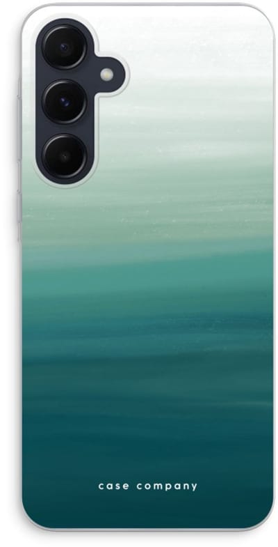 Case Company® - Hoesje geschikt voor Samsung Galaxy A55 hoesje - Ocean - Soft Cover Telefoonhoesje - Bescherming aan alle Kanten en Schermrand