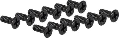 Fender 0041602049 schroef M6-32 x 9,5 mm – HEX FHP, zwart (per stuk)