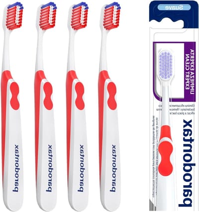 Handtandenborstels - Mondverzorging - Dagelijkse Mondhygiëne - Speciale Filamenten - 4 Stuks - Wit