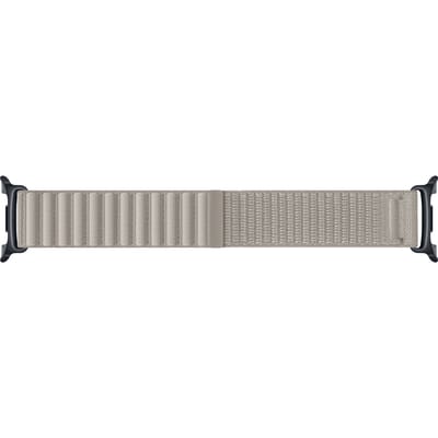 Originele Fabric Band voor de Samsung Galaxy Watch 9 (40/44mm) / Watch 8 (40/44mm) / Classic (46mm) - Maat S/M - Cream