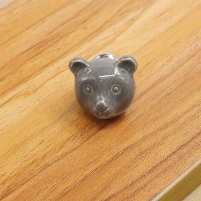 Keramische Beer Ladeknopjes 3D Cartoon Kast Deurhandgrepen Nieuwigheid Creatieve Mode Meubelhandgrepen Hardware
