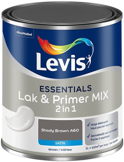 Levis - Essentials Lak & Primer Mix - Shady Brown A60 - Mengverf - 1 L