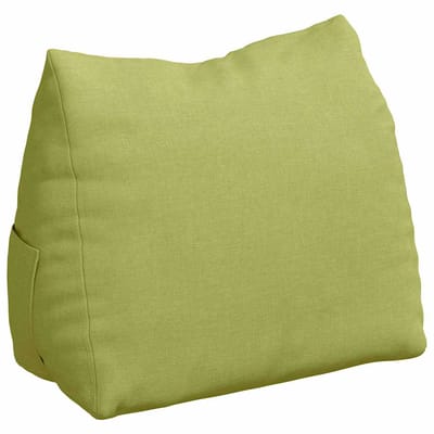 vidaXL Rugkussen Lichtgroen 45 x 20 x 35 cm Stof