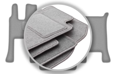 Grijze automatten voor: Mercedes Actros MP4 brede cabine (2011-)