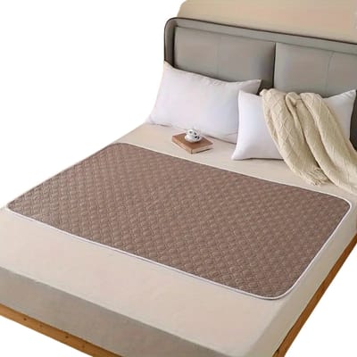 Matrasbeschermer - 120x80 cm - Bruin - Incontinentie Onderleggers - Eenpersoonsbed Pads - Menstruatie Mat - Herbruikbare Bed Bescherming matje voor Volwassenen, Ouderen & Huisdieren - Antislip - Duurzaam