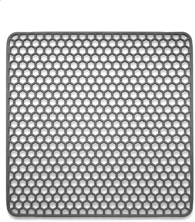 Bodo® Gootsteenmat - Vierkant - Onderzetter - Grijs - 34.5 x 34.5 cm