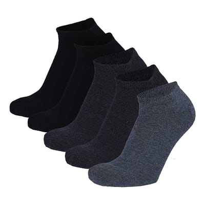 Apollo - Dames Sneakersokken - Navy Blauw- 5-Pak - Maat 36/41 - Sneakersokken Dames - Enkelsokken dames - Enkelsokken dames maat 39 42