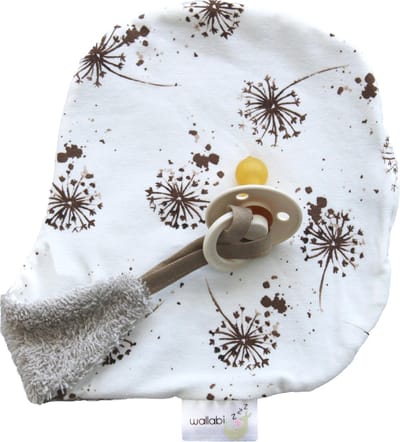 Wallabiezzz Speendoekje - Speenknuffel - Knuffeldoekje - Bruin