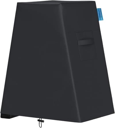 Halterafdekkingen - Beschermhoes fitness - Apparatuur beschermen - Waterdicht en ademend - 58 x 38 x 6 cm - Zwart