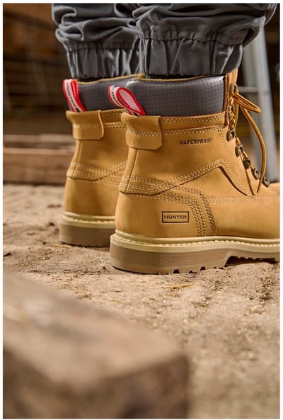 Hunter Safety Tornado Veiligheidslaars - S7S | Honey - FW Industrial - Maat 40 UK 6.5 -