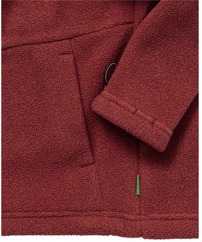 Vaude Caprea Ii Fleece Met Volledige Rits Rood 110-116 cm Kinderen