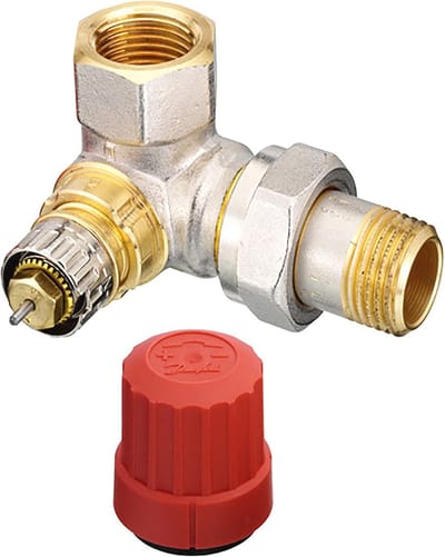 Thermostaatregelventiel hoek rechts type RA-N 15 1/2 inch