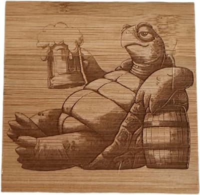 onderzetters en flesopener in één, grappig cadeau voor hem of haar, schildpad, verjaardagscadeau, buitengewone flesopener, buitengewone onderzetter