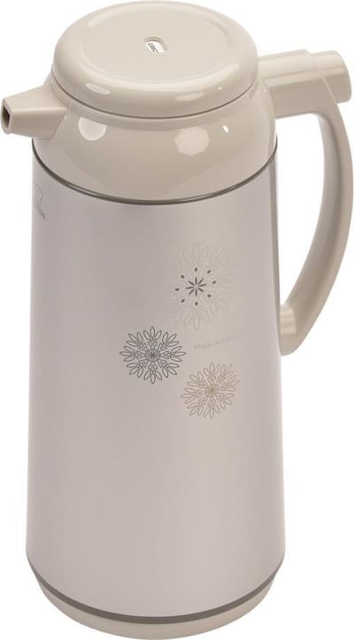 Zojirushi Isoleerkan met Glazen Binnenfles - Drukknop - Zilvergrijs - 1,3L