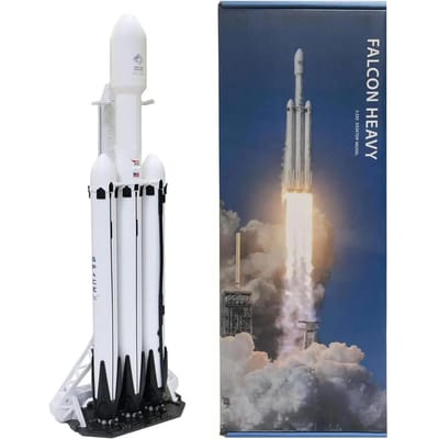 1:233 Falcon 9 Falcon 9 Dragon Zware Falcon 1:375 Ruimteschip Metaal Diecast Raketmodel Decoratieve Collectie