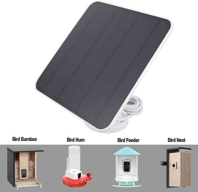 Allecto - Solar Panel Charger - 12W Oplaadpaneel met USB-C - 360 graden verstelbaar - Duurzaam energieoplossing - Geschikt voor camera's - Compact ...