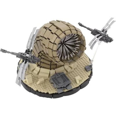 Gobricks MOC Dune Ornithopter Bakstenen Film Atreides Helikopter Zandworm Bouwstenen Set Speelgoed Cadeau