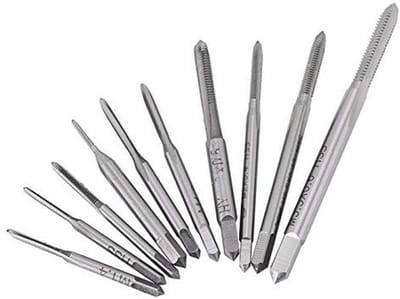 Metrisch Micro Tap Set voor Klok en Horloge Tapping - Mini Hand Tap Set (M1 tot M3.5) - 10 Stuks
