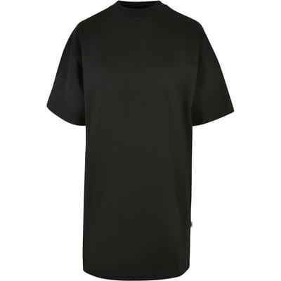 Urban Classics Vrouwen Oversized Dames Medium-lengte jurk - zwart - XS