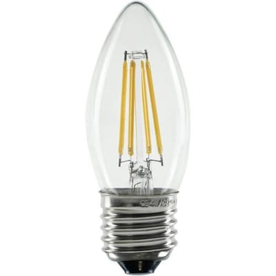 Segula 55314 LED-lamp Energielabel G (A - G) E27 Kaars 3.2 W = 26 W Warmwit (Ø x h) 35 mm x 100 mm Dimbaar 1 stuk(s)