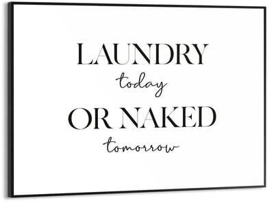 Schilderij Naked Laundry - 30 x 40 - Hout - REINDERS