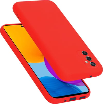 Cadorabo Hoesje geschikt voor Samsung Galaxy M52 5G in LIQUID ROOD - Beschermhoes gemaakt van flexibel TPU silicone Case Cover