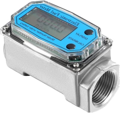 Turbine Flow Meter 1" NPT voor Water, Diesel en Benzine - LCD Scherm, Precisie en Betrouwbaarheid in Stroommeting