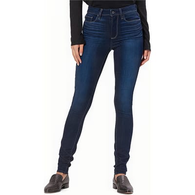 PAIGE Hoxton Ultra Skinny Pinetree Maat: W24 | Slim Jeans Outlet | Dames | Blauw