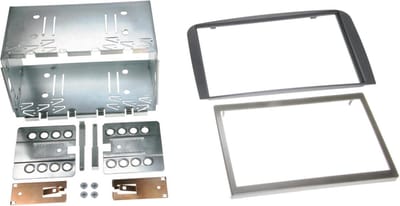 2-DIN Paneel geschikt voor Alfa Romeo 147 (Typ 937) / GT (Typ 937) 2001-2011 Kleur: Antraciet