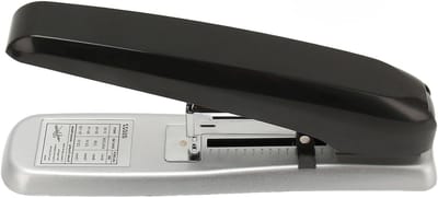 Ergonomische Nietmachine - Compacte Nietmachine - Papier Inbinden - Stabiele Antislip Basis - 100 Vel Capaciteit - Zwart