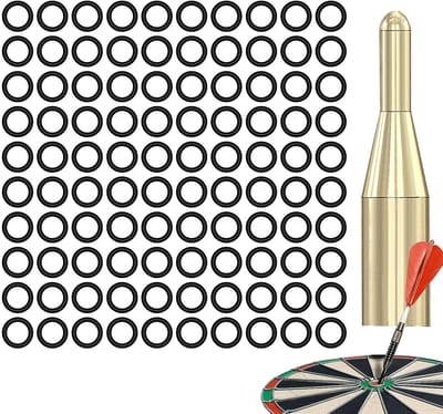 O-ringen Dartshafts - Rubberen ringen - Dart stabiliteit - 100 stuks met tool - 4.5mm diameter