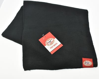 PSV Eindhoven Officiële Fan Product Extra Breed Sjaal Zwart