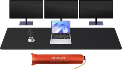 Ultra Grote PU Leren Bureau Mat - Waterdicht, Antislip en Eenvoudig Schoon te Maken, 190 x 40 cm, Perfect voor Kantoor en Thuisdecoratie