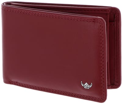 Golden Head Leren portemonnee Polo RFID Protect Minischeintasche 1193 Rot donkerrood