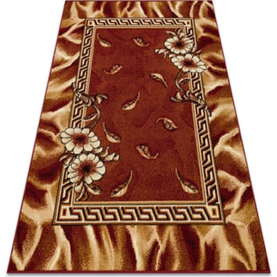Kleden Rugsx Tapijt BCF Morad TRIO Klassiek bladje, bloemen 60x110 cm