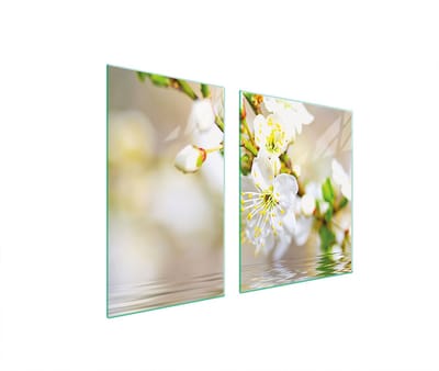 TMK ArtDeko Serie - Snijplank van Glas - 100x52 cm - Veilig voor Alle Fornuizen - Gemakkelijk te Onderhouden