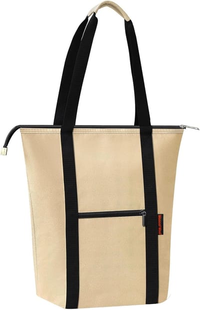 Koeltas - Lunchtas - Eten bewaren - Waterdicht en lekvrij - 12 Liter inhoud - Beige