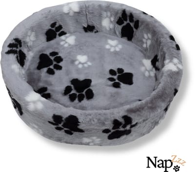 NapZZZ Hondenmand – Gr Poot Grijs- 46 x 40 x 13 cm
