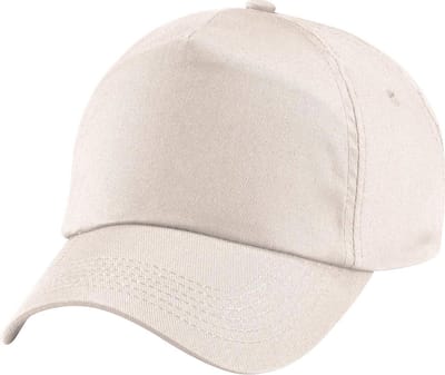Beechfield Uniseks Effen Originele  Baseball Cap met 5 panelen (Oranje)