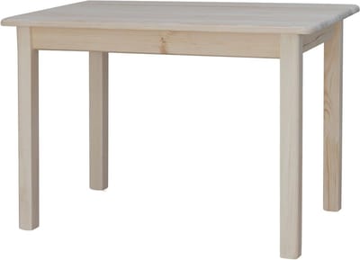 Eettafel Grenenhout - Keukentafel Restaurant - Eten Zitten - Handgemaakt Robuust - 60 x 80 cm - Onbehandeld