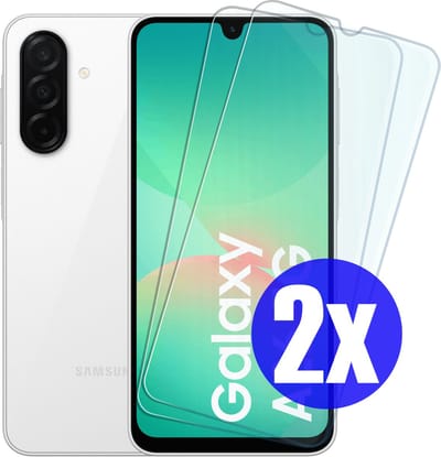 Screenprotector geschikt voor Samsung A26 - Gehard Glas - Tempered Glass Armor Screen Cover - 2 Stuks