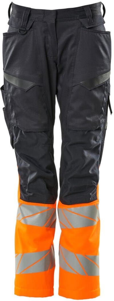 Mascot Accelerate Safe Broek met kniezakken 19678-236 - donkermarine/hi-vis oranje - C34 - 76