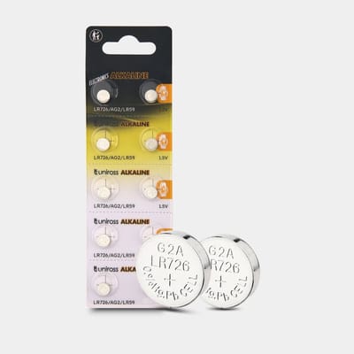 Uniross Alkaline Coin Cells AG2 10 pack