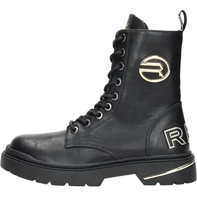 Replay Joplin 8 Veterboots - Laarzen Met Veters - Meisjes - Zwart - Maat 30